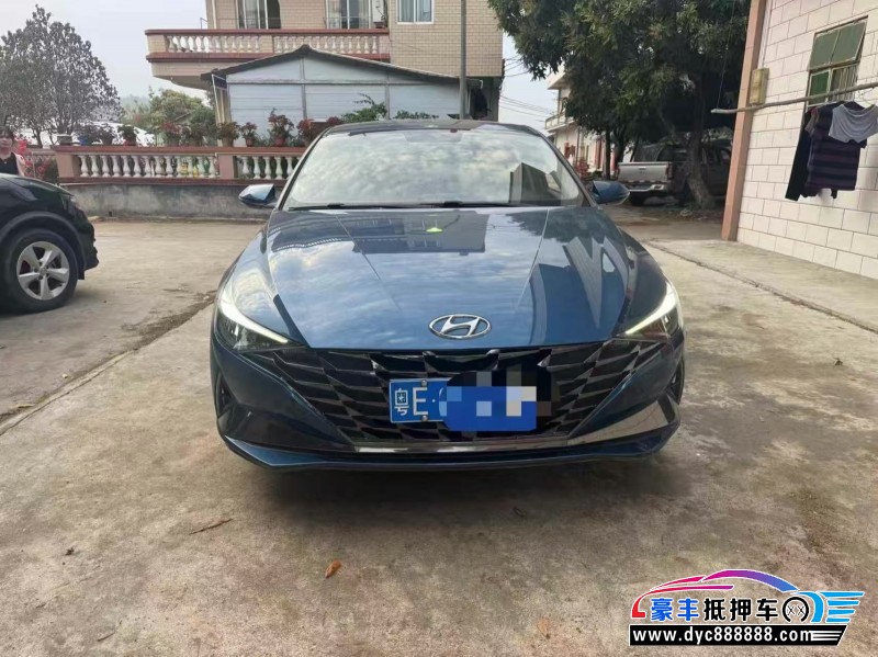 22年现代伊兰特轿车抵押车出售