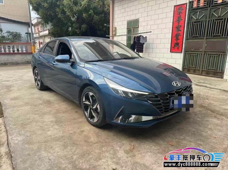 22年现代伊兰特轿车抵押车出售