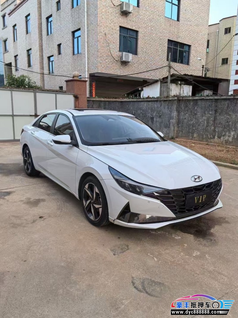 23年现代伊兰特轿车抵押车出售