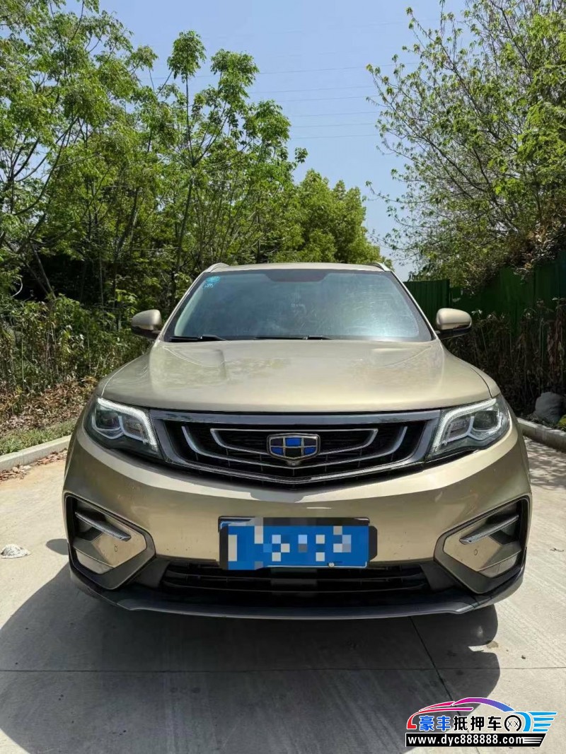 18年吉利博越SUV抵押车出售