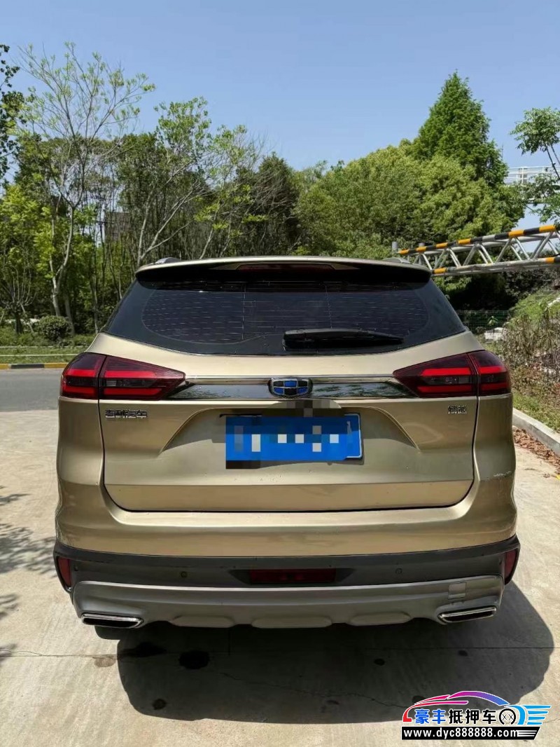 18年吉利博越SUV抵押车出售