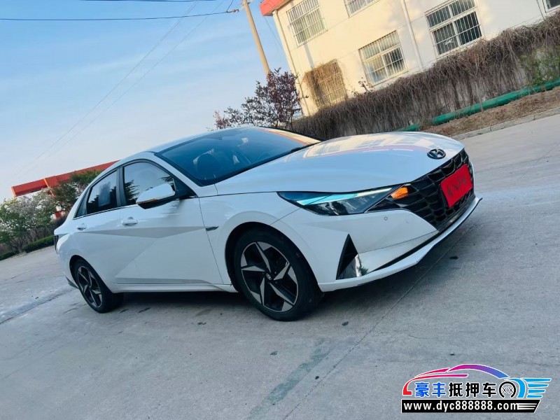 21年现代伊兰特轿车抵押车出售