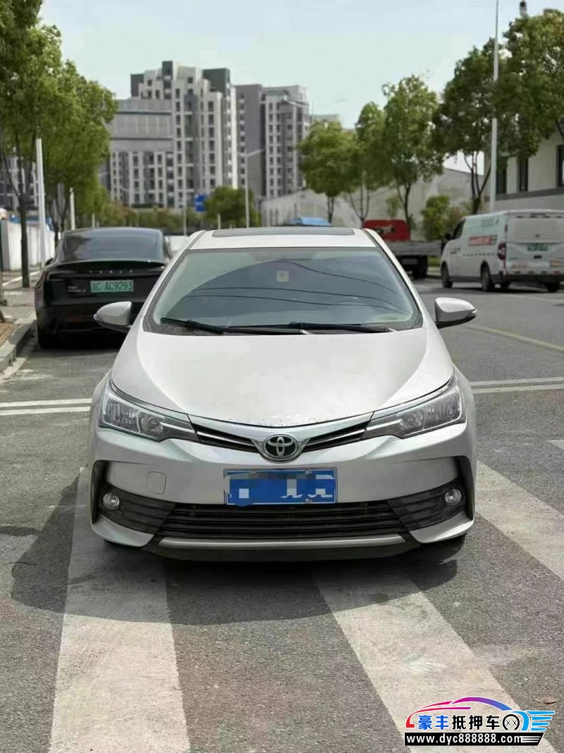 19年丰田卡罗拉轿车抵押车出售