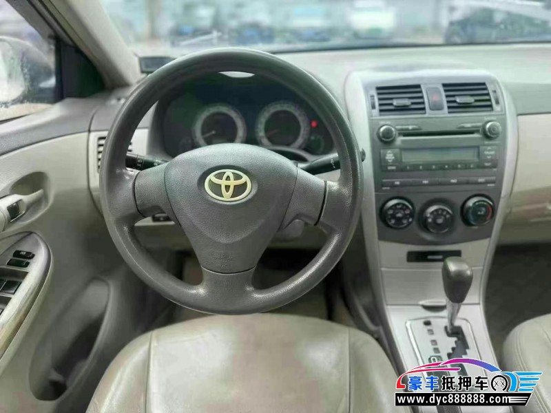 10年丰田卡罗拉轿车抵押车出售