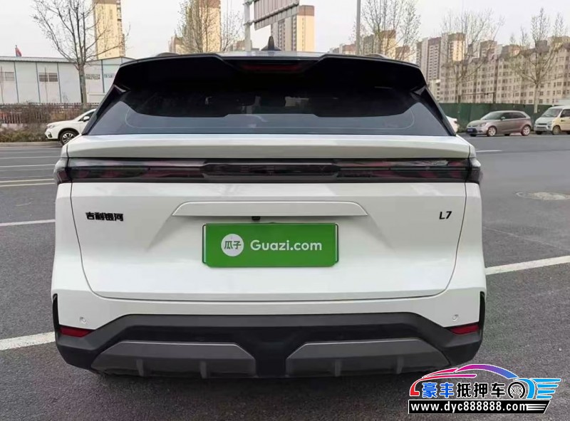 23年吉利银河L7轿车抵押车出售