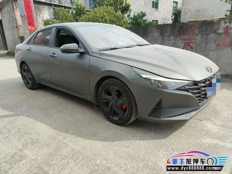 23年现代伊兰特轿车抵押车出售