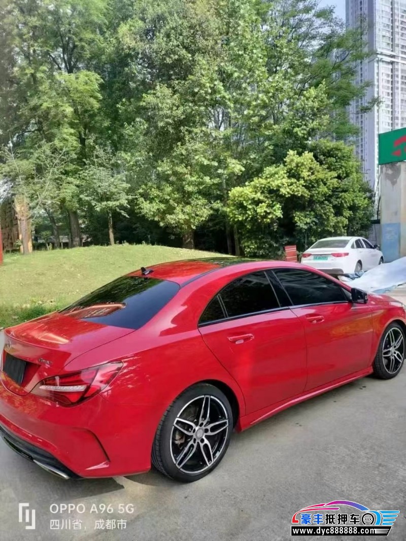 17年奔驰CLA轿车抵押车出售