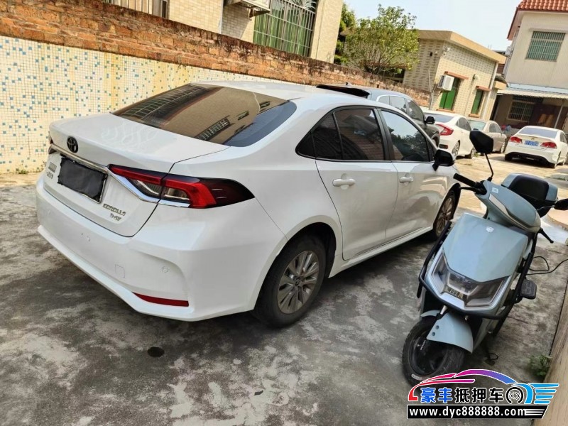 23年丰田卡罗拉轿车抵押车出售