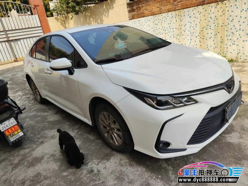 23年丰田卡罗拉轿车抵押车出售