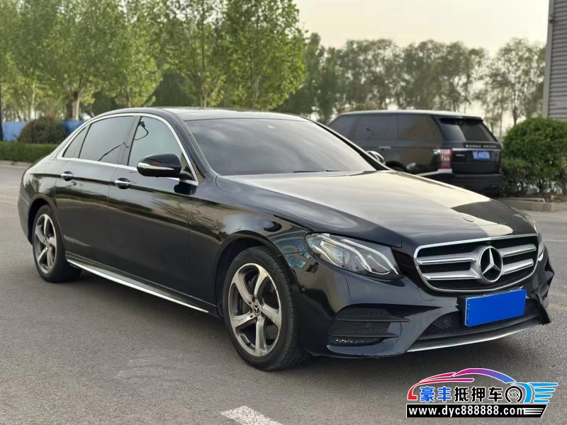 17年奔驰E轿车抵押车出售