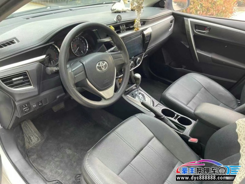 16年丰田卡罗拉轿车抵押车出售