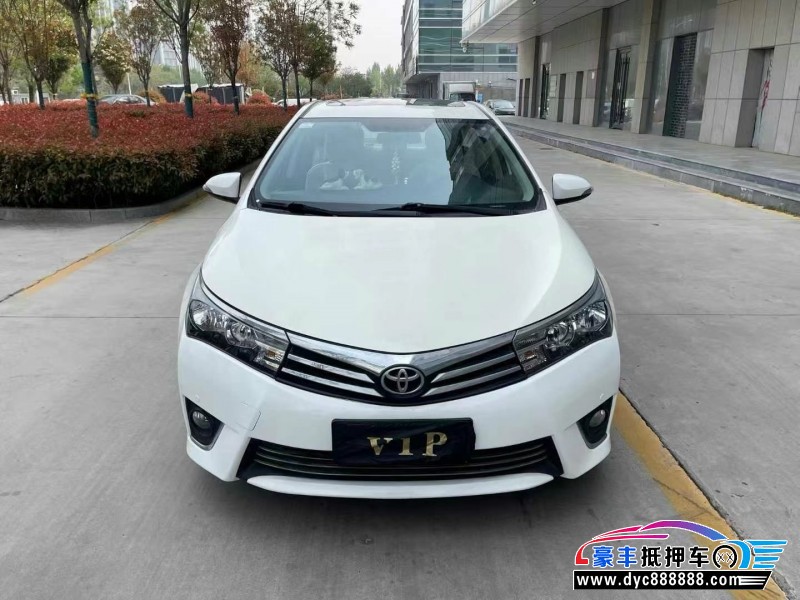 16年丰田卡罗拉轿车抵押车出售