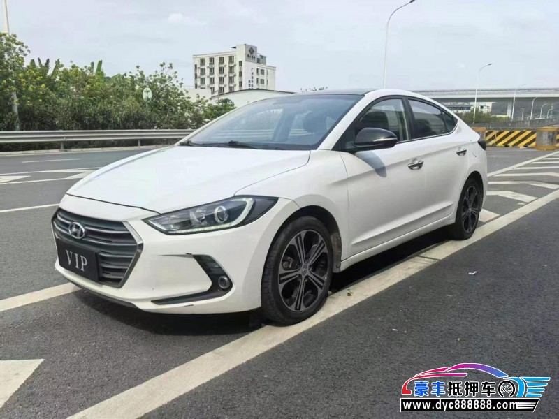 18年现代领动轿车抵押车出售