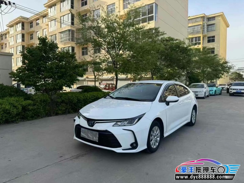 23年丰田卡罗拉轿车抵押车出售