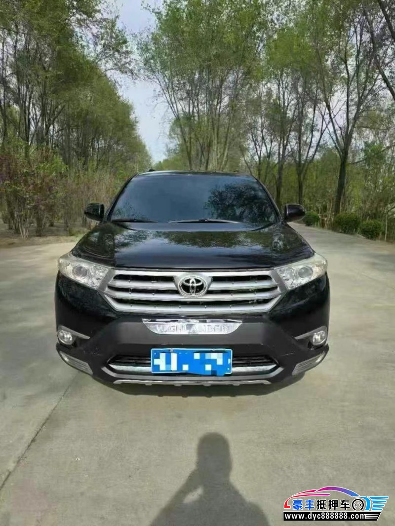 15年丰田汉兰达轿车抵押车出售