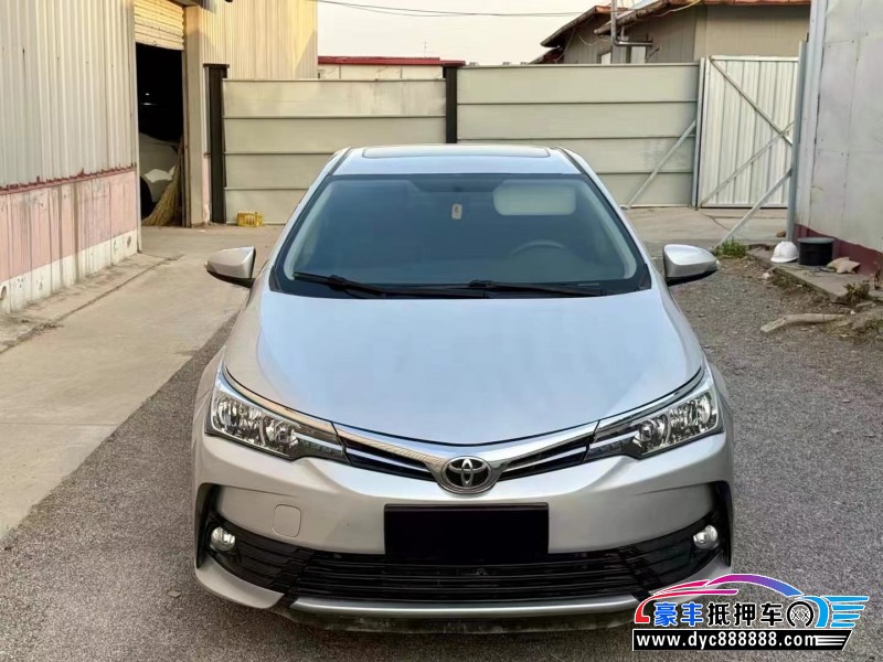 19年丰田卡罗拉轿车抵押车出售