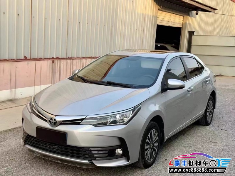 19年丰田卡罗拉轿车抵押车出售