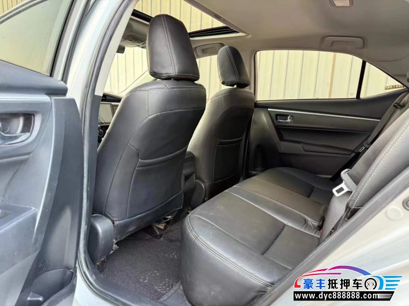 19年丰田卡罗拉轿车抵押车出售