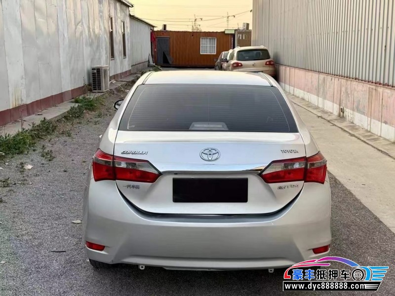 19年丰田卡罗拉轿车抵押车出售