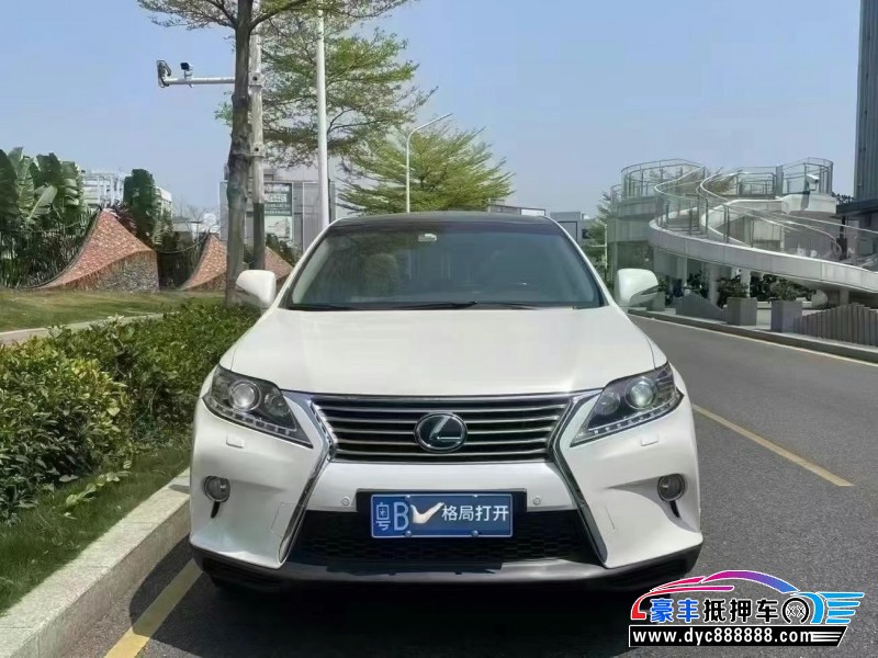 13年雷克萨斯RX轿车抵押车出售