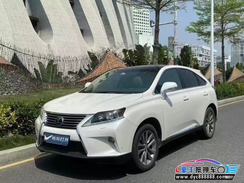 13年雷克萨斯RX轿车抵押车出售
