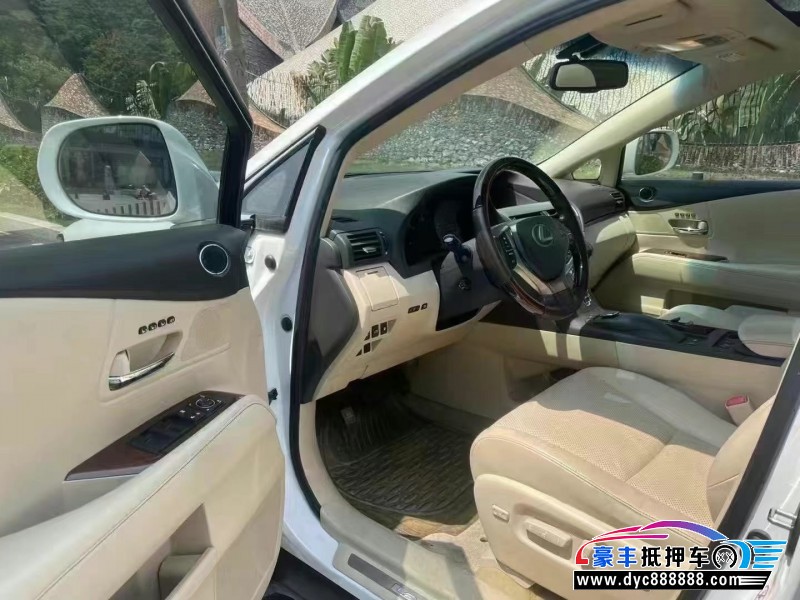 13年雷克萨斯RX轿车抵押车出售