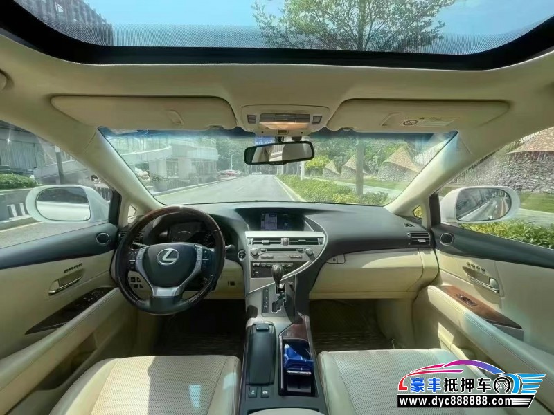 13年雷克萨斯RX轿车抵押车出售