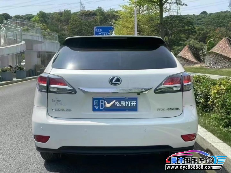 13年雷克萨斯RX轿车抵押车出售