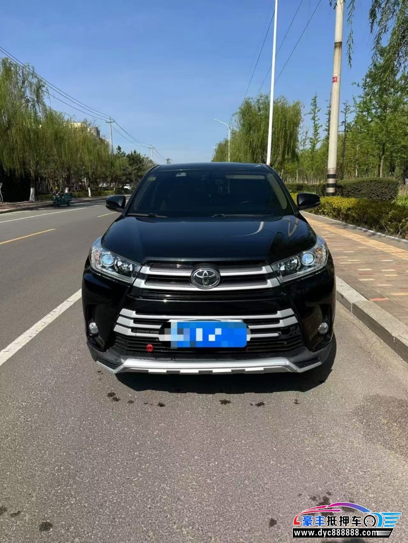 21年丰田汉兰达轿车抵押车出售