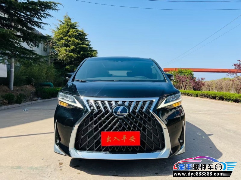 19年丰田威尔法轿车抵押车出售