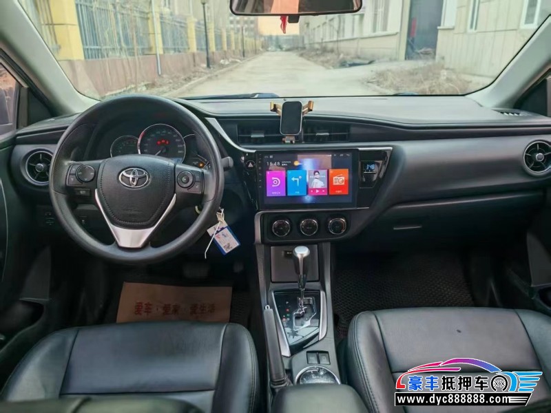 17年丰田卡罗拉轿车抵押车出售