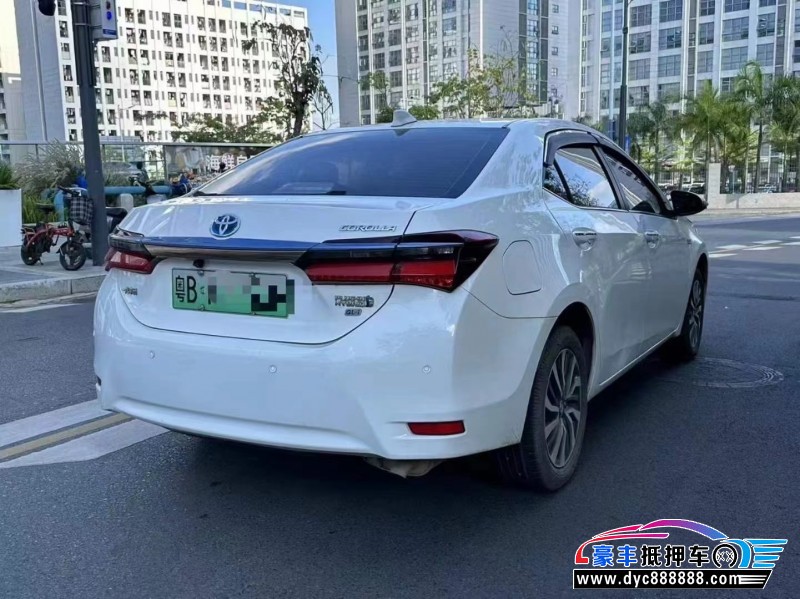 21年丰田卡罗拉轿车抵押车出售