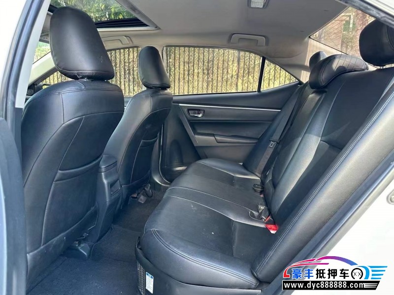 21年丰田卡罗拉轿车抵押车出售