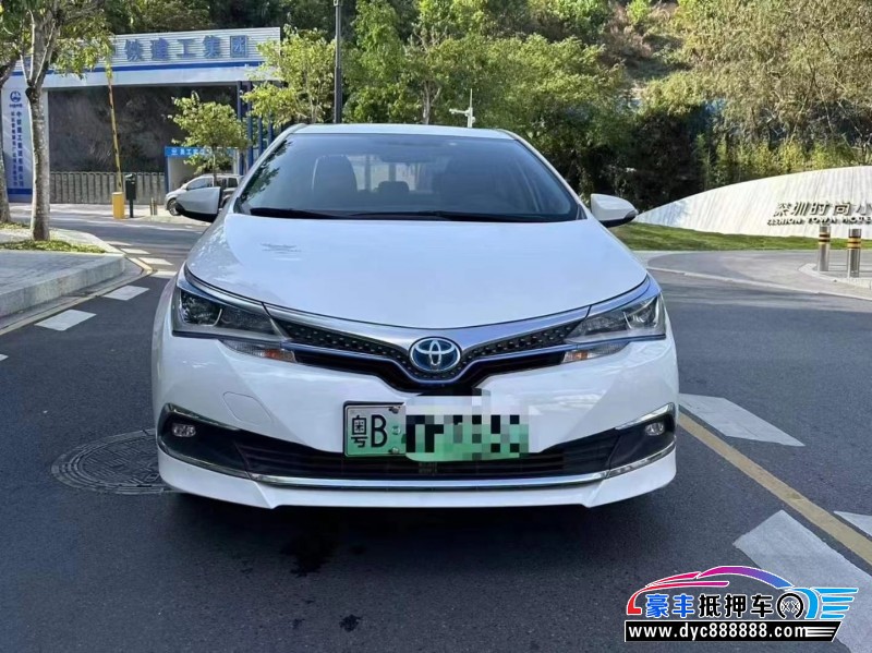 21年丰田卡罗拉轿车抵押车出售