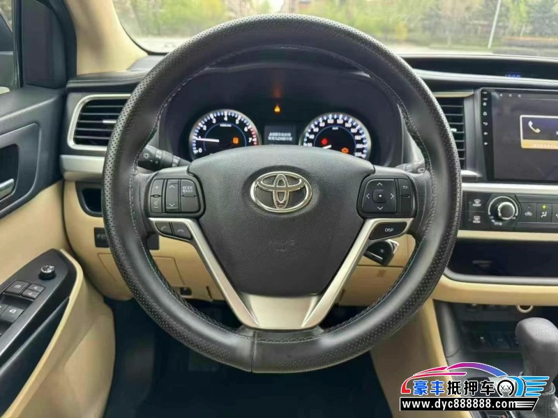 21年丰田汉兰达SUV抵押车出售