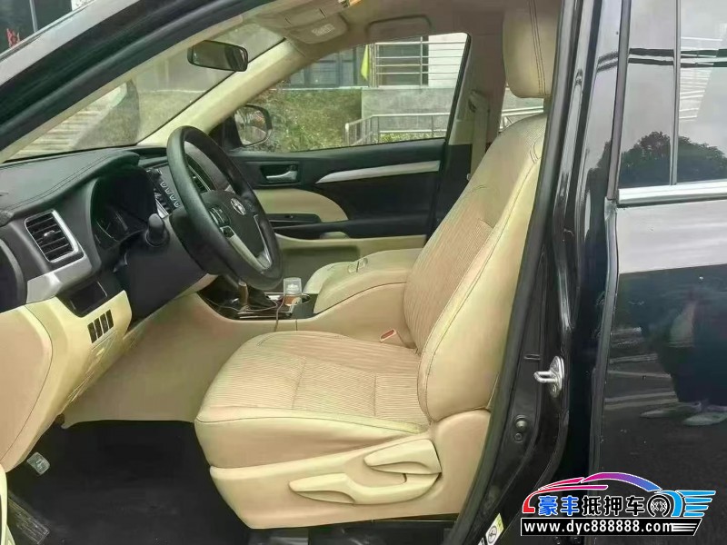 21年丰田汉兰达SUV抵押车出售