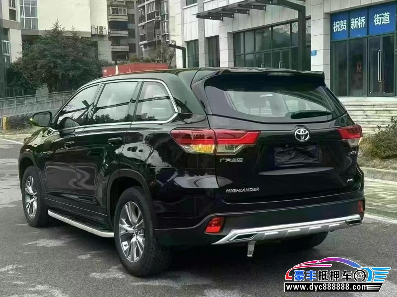 21年丰田汉兰达SUV抵押车出售