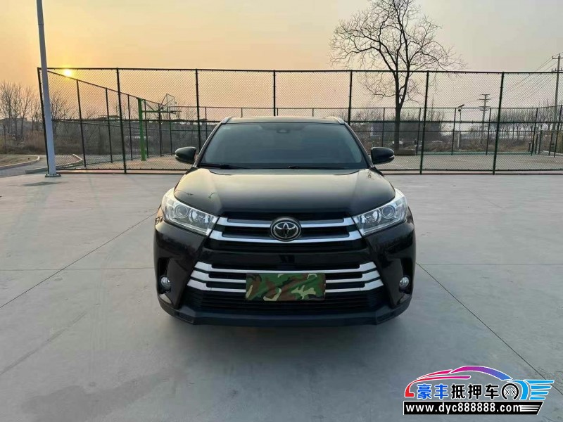 21年丰田汉兰达SUV抵押车出售