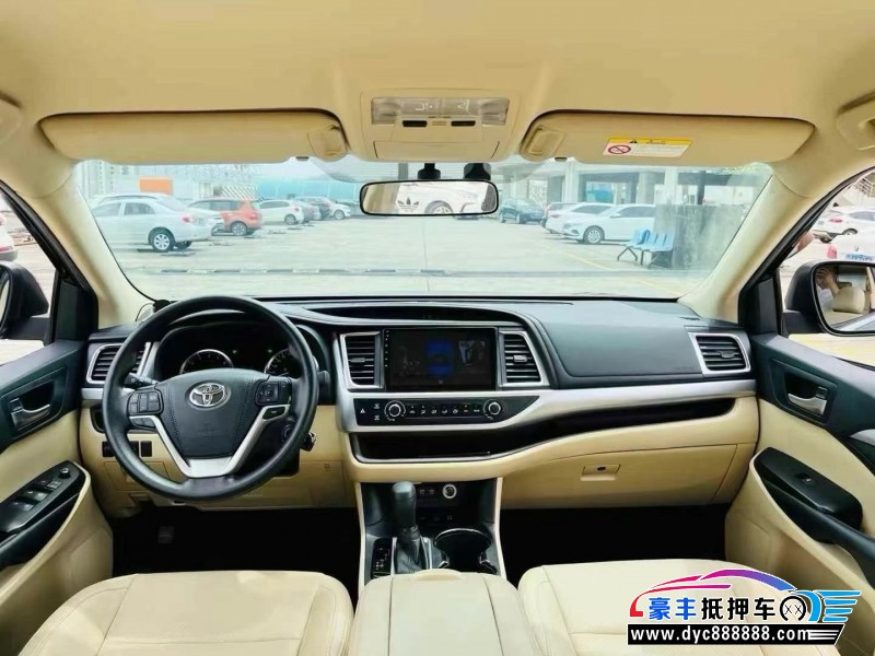 20年丰田汉兰达SUV抵押车出售