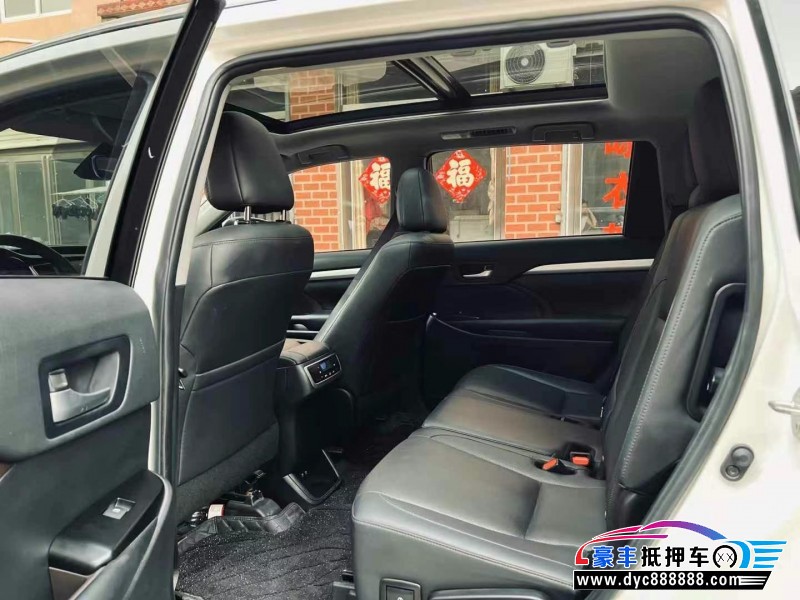 20年丰田汉兰达SUV抵押车出售