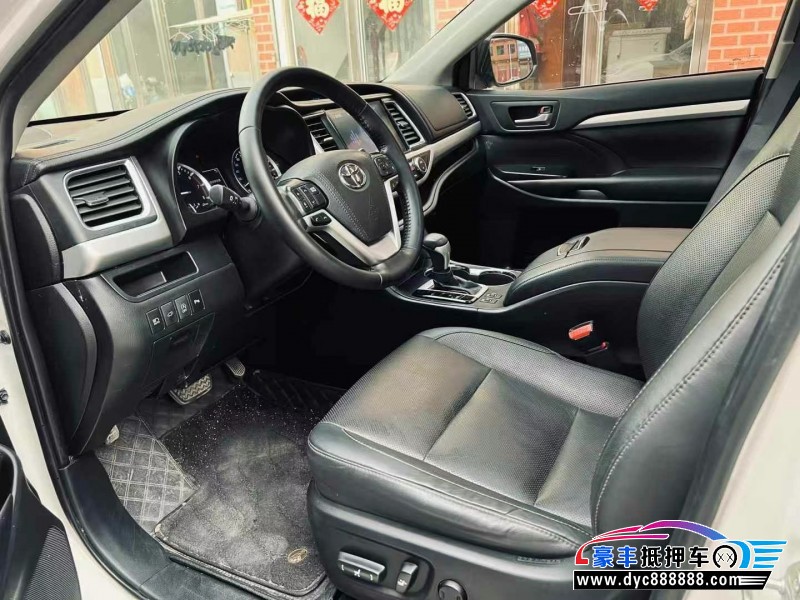 20年丰田汉兰达SUV抵押车出售