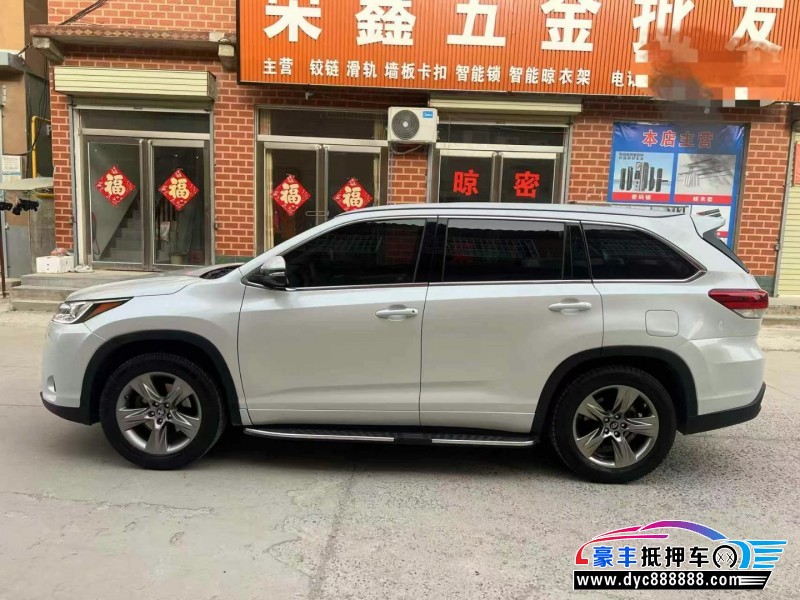 20年丰田汉兰达SUV抵押车出售