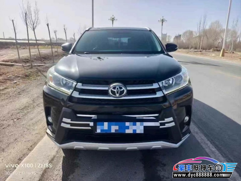 20年丰田汉兰达SUV抵押车出售