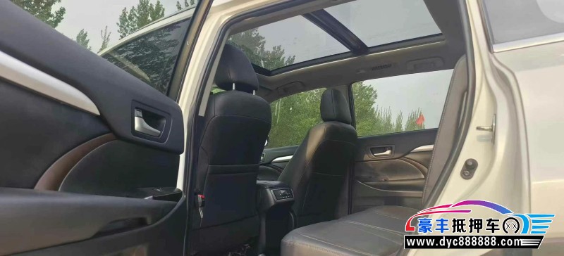 20年丰田汉兰达SUV抵押车出售