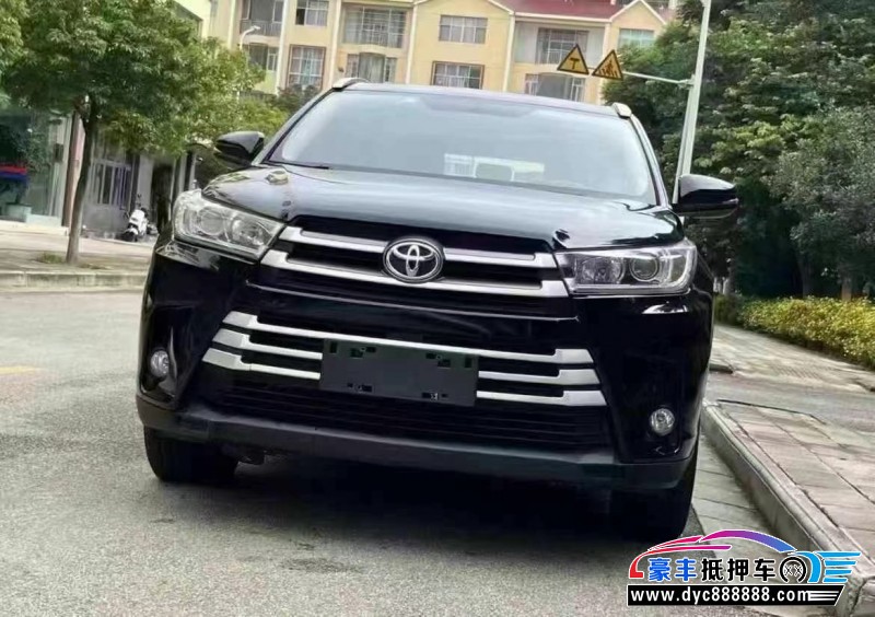 18年丰田汉兰达SUV抵押车出售