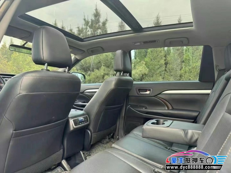 16年丰田汉兰达SUV抵押车出售