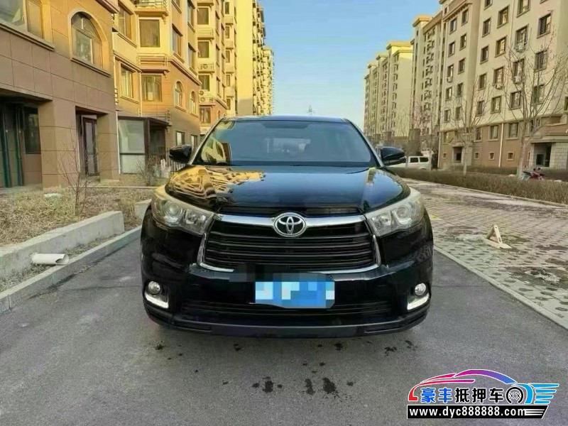 16年丰田汉兰达SUV抵押车出售