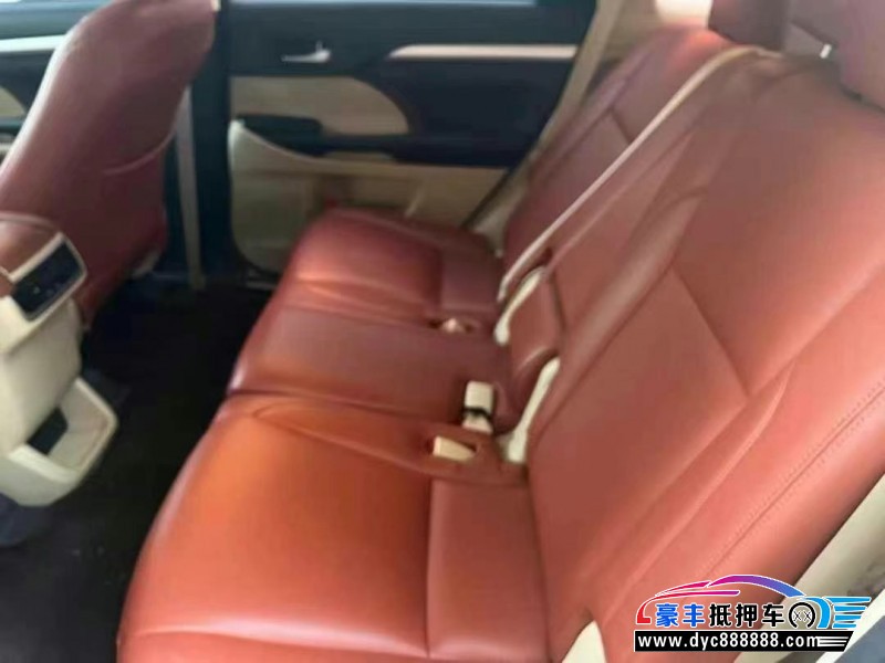 16年丰田汉兰达SUV抵押车出售