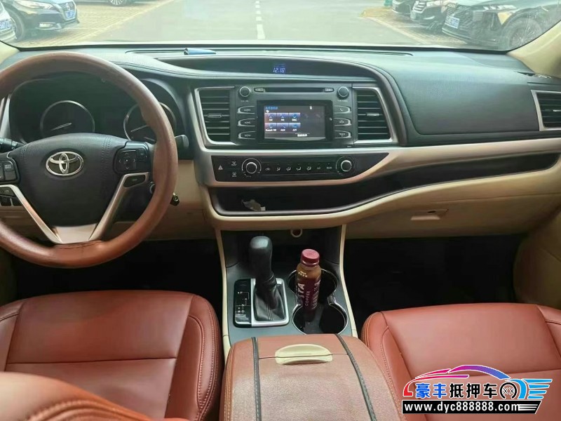 16年丰田汉兰达SUV抵押车出售