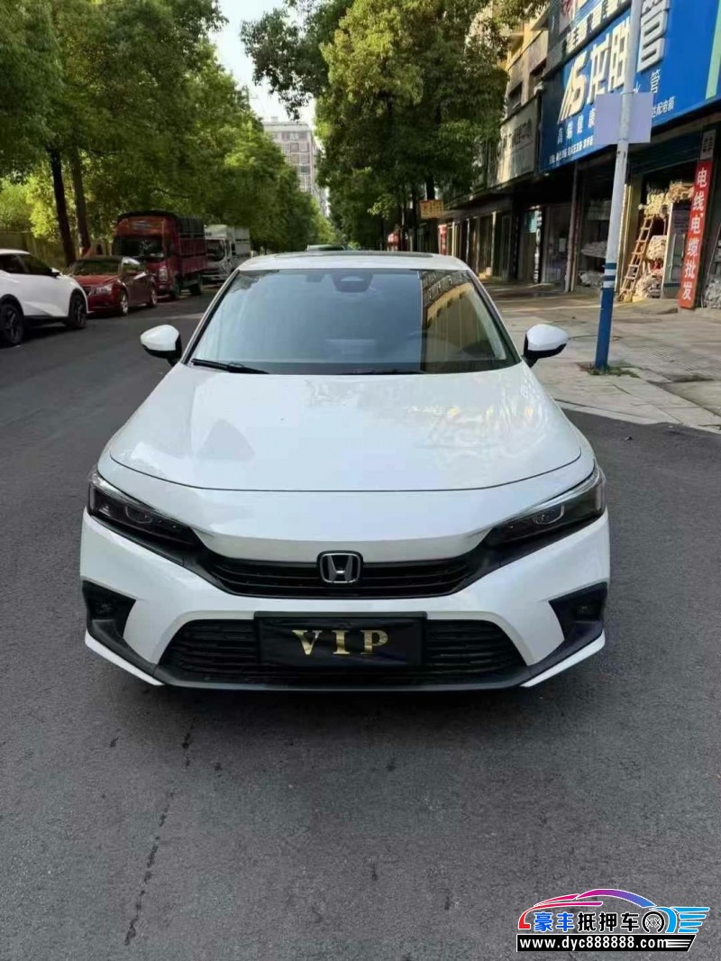 23年本田思域轿车抵押车出售